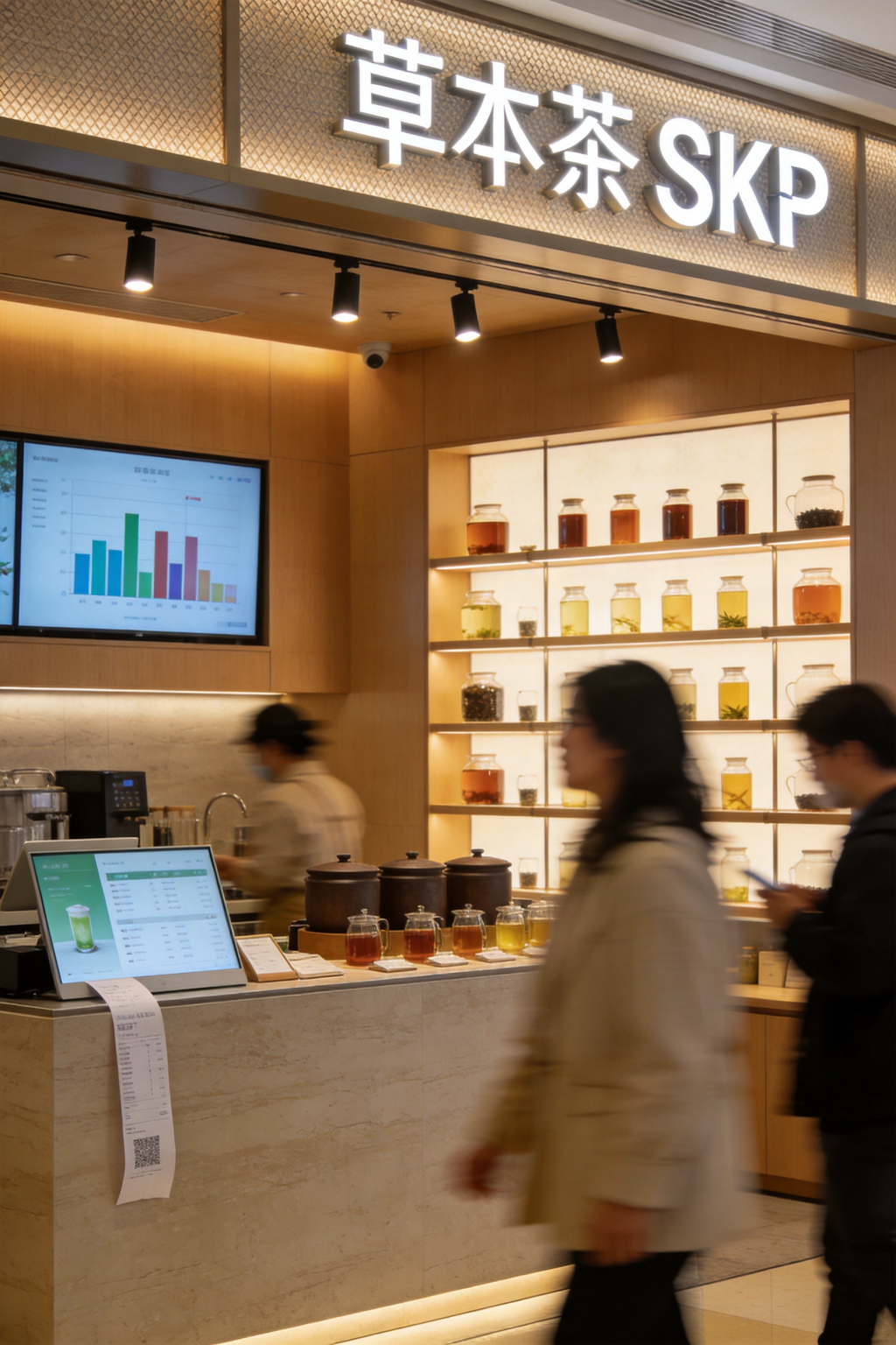 A Guangdong herbal tea brand skipped its home region and opened in Chengdu SKP